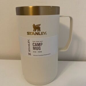 Stanley Cream and Gold Insulated Camp Mug